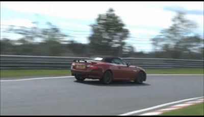 Jaguar XKR-S video spia al Nürburgring