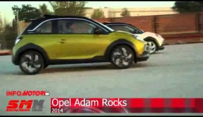 Opel Adam Rocks la variante mini-crossover della citycar tedesca