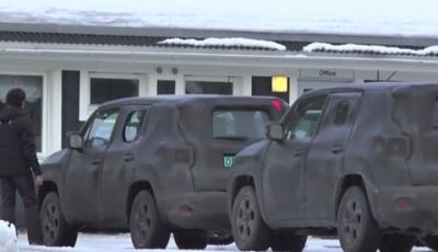 Jeep B-Suv video spia nel nord dell’Europa
