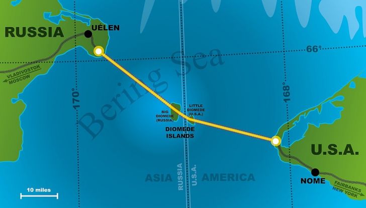 Da New York a Parigi in auto, arriva il tunnel sullo stretto di Bering   - Foto 2 di 8