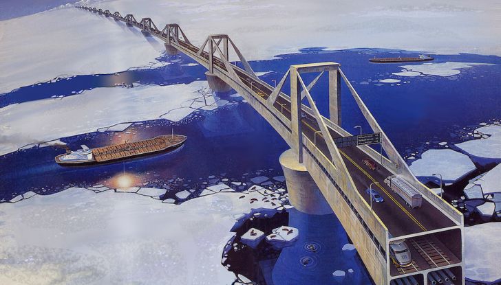 Da New York a Parigi in auto, arriva il tunnel sullo stretto di Bering   - Foto 1 di 8