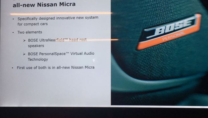 Nuova Nissan  Micra con motore tre cilindri da 71CV e allestimento Bose Personal - Foto 14 di 15