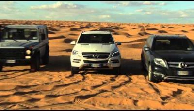 Mercedes-Benz test drive nel deserto della Tunisia