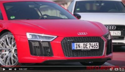 Audi Sport 2016: R8, RS7, RS6 ed RS3