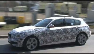 BMW Serie 1 spy video in pista al Nürburgring