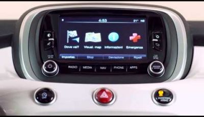 Fiat 500X il sistema multimediale
