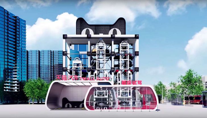 Cina, arrivano i primi distributori automatici di auto di Alibaba - Foto 1 di 3