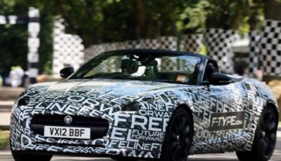 Jaguar F-Type: video del giro di pista al Goodwood Festival of Speed 2012