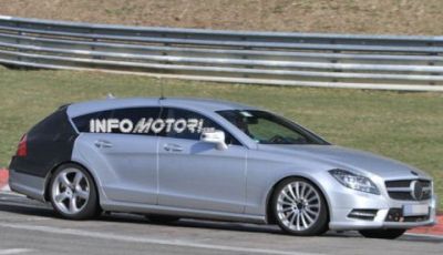 Mercedes CLS Station Wagon video spia al Nurburgring