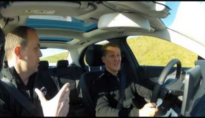 Michael Schumacher e la nuova Mercedes Classe C