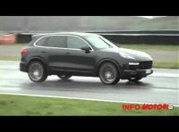 Porsche Cayenne Turbo provata sulla pista di Franciacorta
