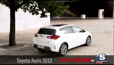 Nuova Toyota Auris 2013  test drive a Lisbona