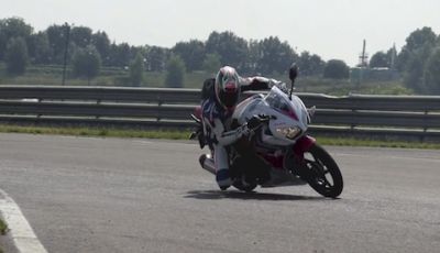 Honda CBR 300R: Test ride in pista a Franciacorta