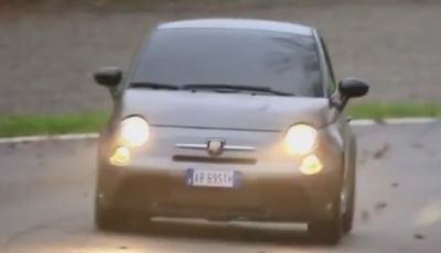 Abarth 695 biposto provata in pista