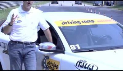 Corso di guida sicura frenata sul bagnato e testacoda