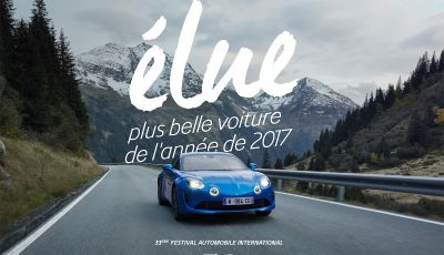 Alpine A110 premiata come Auto più Bella dell’anno a Parigi