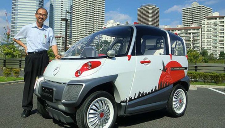 Fomm, la citycar elettrica anfibia - Foto 3 di 7