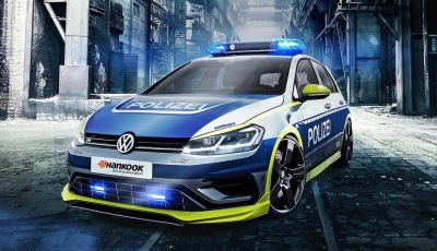 La Volkswagen Golf R della Polizia tedesca da 400 CV