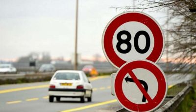 Il limite di velocità in Francia scende a 80 Km/h