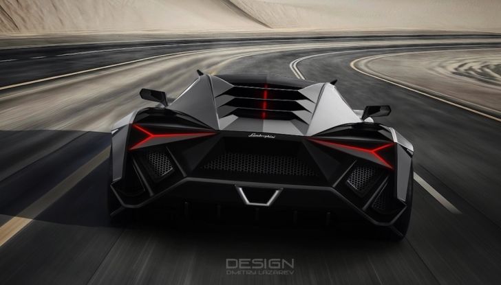 Lamborghini Forsennato, stile estremo per l’ultimo rendering del Toro - Foto 3 di 7