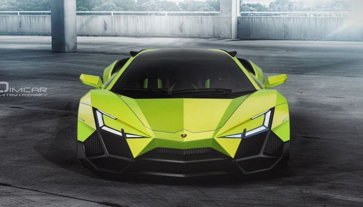 Lamborghini Forsennato, stile estremo per l’ultimo rendering del Toro - Foto 4 di 7