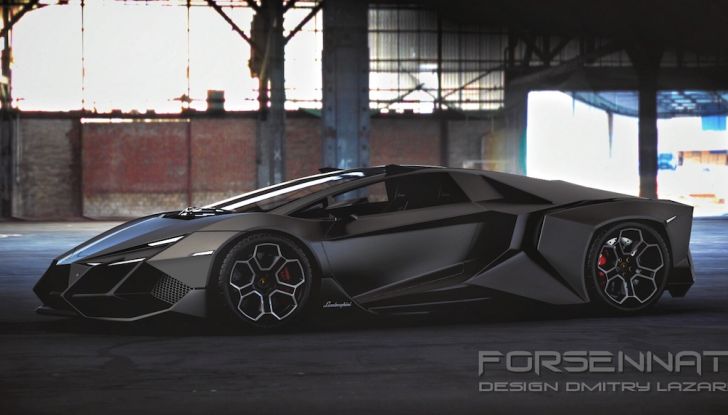 Lamborghini Forsennato, stile estremo per l’ultimo rendering del Toro - Foto 7 di 7