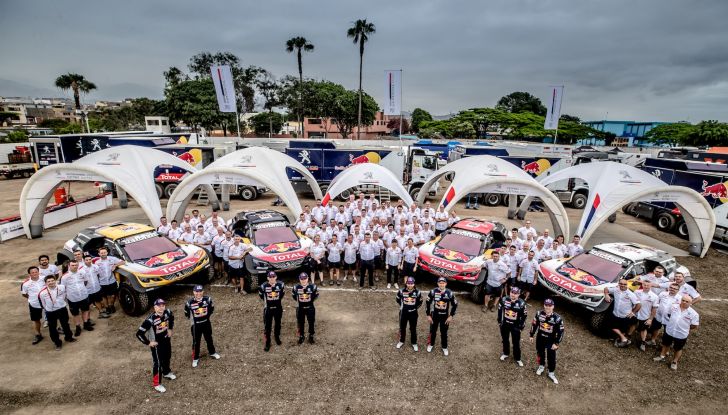 Le Peugeot 3008DKR Maxi sono pronte a partire per la Dakar 2018 - Foto 2 di 4