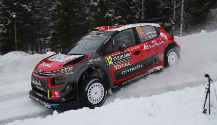 WRC Svezia 2018: Citroën sul podio con il secondo posto di Craig Breen e Scott Martin - Foto 1 di 3