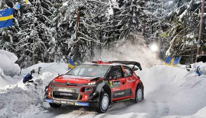 WRC Svezia 2018 – Shakedown: i piloti Citroën trovano il ritmo giusto - Foto 1 di 3
