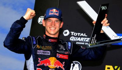 Timmy Hansen, pilota del Team Peugeot Total vede positivamente il WRX 2018