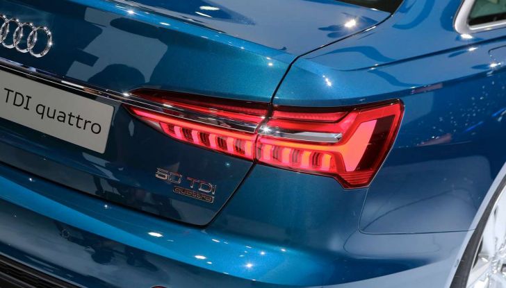 Audi A6 2018 berlina: tecnologia e stile a Quattro Anelli - Foto 8 di 13