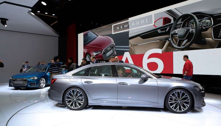 Audi A6 2018 berlina: tecnologia e stile a Quattro Anelli - Foto 11 di 13