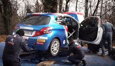 Giovani talenti del rally – il team Peugeot Sport Italia si allena in vista del Ciocco