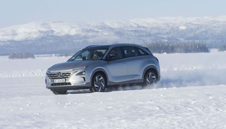 Hyundai Kona e Nexo, test estremi nel freddo della Lapponia - Foto 2 di 3