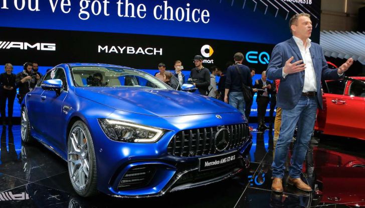 Mercedes AMG GT Coupé4, quattro porte per la sportiva della Stella - Foto 16 di 21