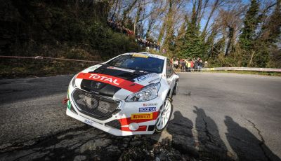 Pollara (Peugeot 208 T16 ufficiale) costretto al ritiro al Ciocco