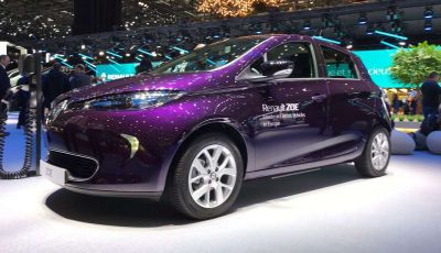 Renault ZOE MY2018 con nuovo motore R110 da 108 CV