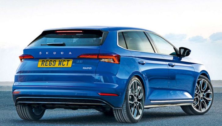 Skoda Rapid Spaceback arriva nel 2019 su piattaforma MQB0 - Foto 2 di 4