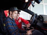 Valentino Rossi tester a Fiorano con la Ferrari 488 Pista