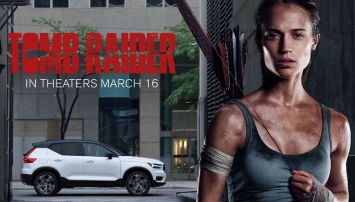 Volvo XC40 protagonista in Tomb Raider con Lara Croft - Foto 1 di 5