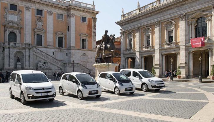 Quattro Citroen C-Zero e Berlingo elettriche per il Comune di Roma - Foto 1 di 9