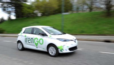 Renault ZOE, una flotta di 20 auto per il carpooling aziendale di IrenGo