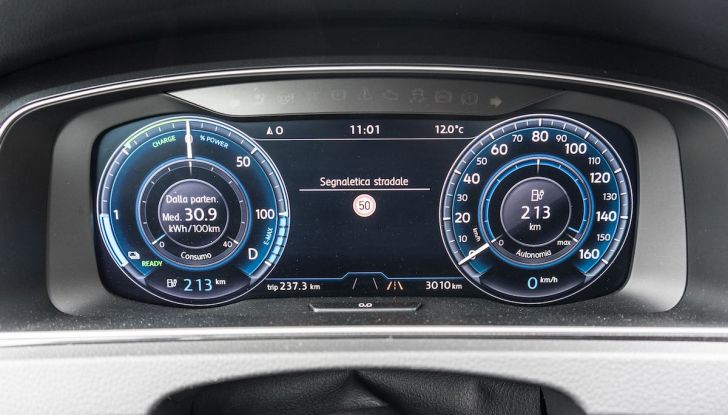 Prova Volkswagen e-Golf 2018: Tanta autonomia, comfort e stile! - Foto 5 di 27