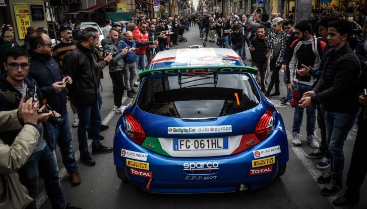 Paolo Andreucci (Peugeot 208 T16) soddisfatto della gara al Targa Florio - Foto 2 di 2