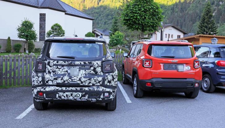 Jeep Renegade restyling 2019, nuove immagini dei test - Foto 2 di 12