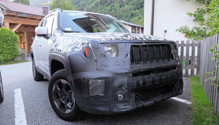Jeep Renegade restyling 2019, nuove immagini dei test - Foto 8 di 12
