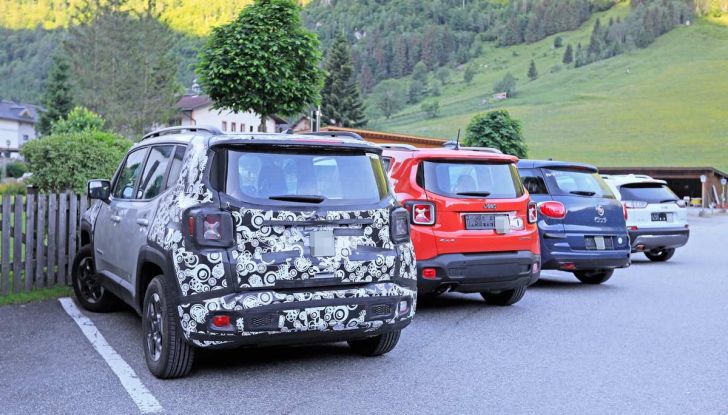 Jeep Renegade restyling 2019, nuove immagini dei test - Foto 10 di 12