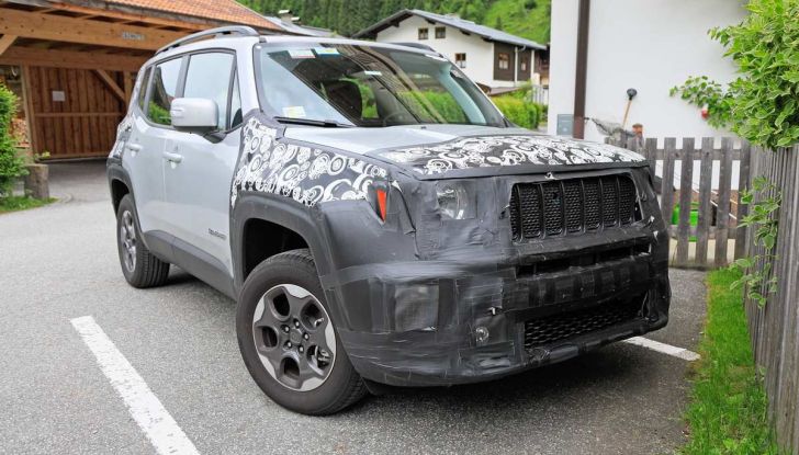 Jeep Renegade restyling 2019, nuove immagini dei test - Foto 1 di 12