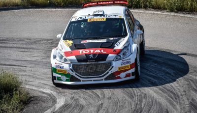 Marco Pollara (Peugeot 208 T16 ufficiale) sfortunato all’Elba 2018