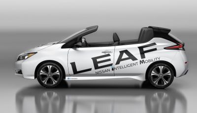 Nissan Leaf Open Car: l’elettrica nipponica diventa cabriolet